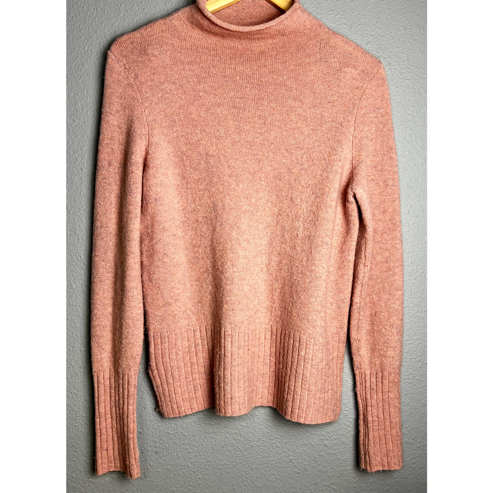 Madewell Sweater Womens Medium Pink Merino Wool Alpaca Blend Lightweight Cozy
